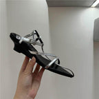 Damen spitze Slingback Sandalen mit elegantem Riemendesign R&B