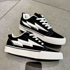 Damen Sportliche Sneakers mit auffällig grafischem Blitzen-Design R&B