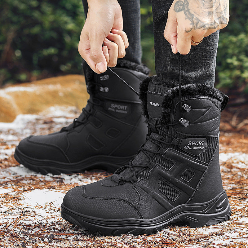 Damen wasserfeste Winterstiefel mit isolierender Fütterung und rutschfester Sohle
