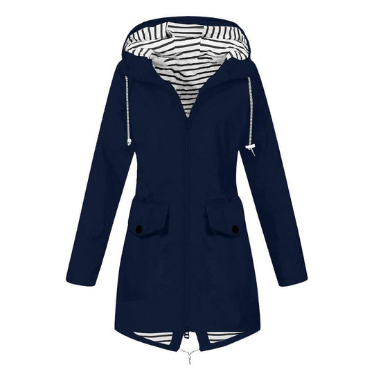 Damen Funktionsjacke mit verstellbarer Kapuze und praktischen Taschen R&B