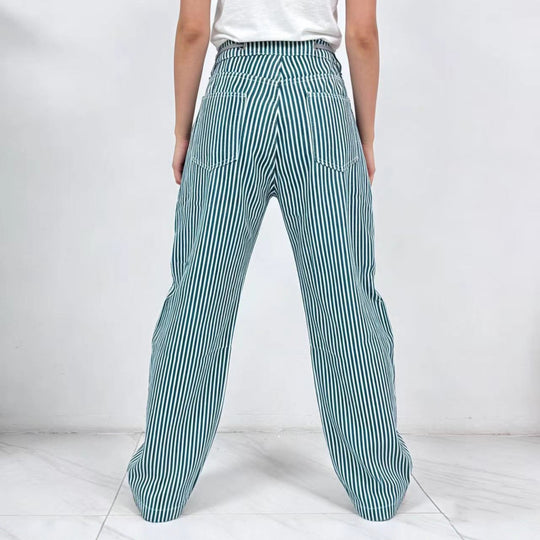Damen weite Cargo-Hose mit praktischen Taschen und einzigartigem Design R&B
