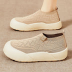 Damen Bequeme Slip-On Sportschuhe mit stoßdämpfendem Fußbett R&B