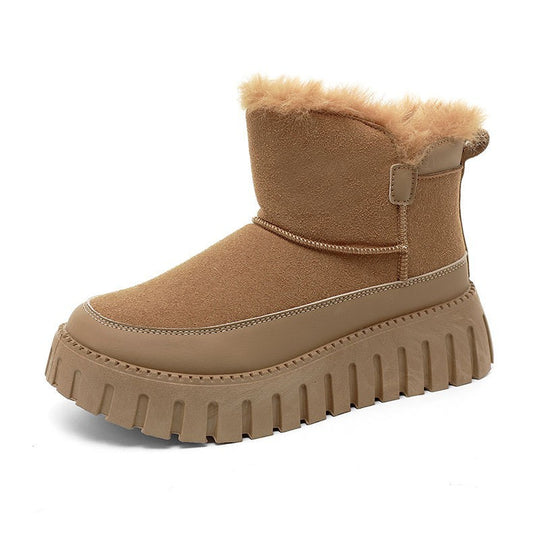 Damen Winterstiefel mit luxuriösem Kunstfell und rutschfester Sohle R&B