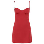 Damen Figurbetontes Minikleid mit trägerlosem Design und elegantem Schnitt R&B