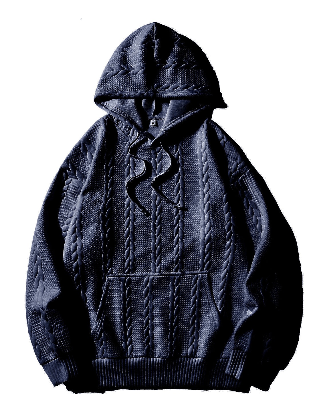 Herren Kapuzenpullover mit strukturiertem Muster R&B
