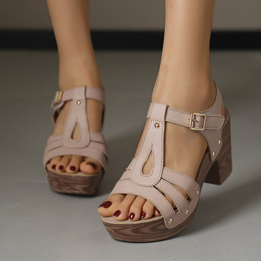 Damen modische Plateau-Sandalen R&B