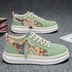 Damen Urbaner Freizeitsneaker mit kunstvollen Mustern und dämpfender Sohle R&B