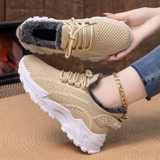 Damen Sportliche und warm gefütterte Sneakers R&B