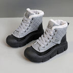 Damen Winterliche High-Top Stiefel mit kuscheligem Innenfutter und rutschfester Sohle R&B