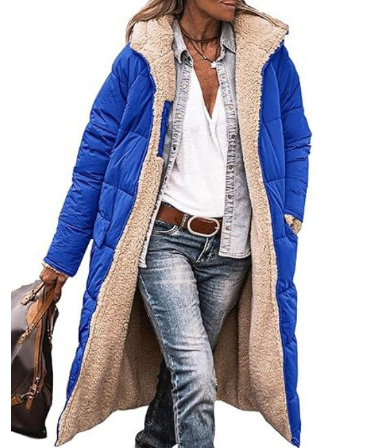 R&B | Langer Gesteppter Puffer-Mantel