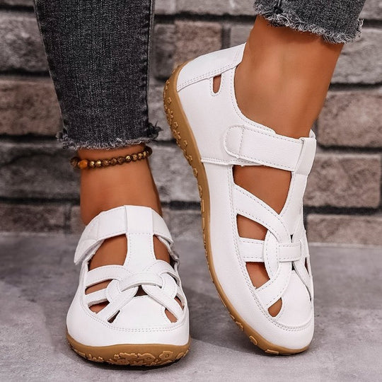 Damen Komfortable Freizeitschuhe mit verstellbarem Riemen R&B