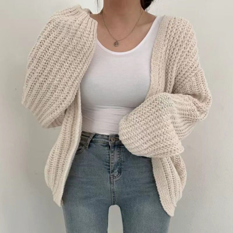 Damen Oversized Strickjacke R&B