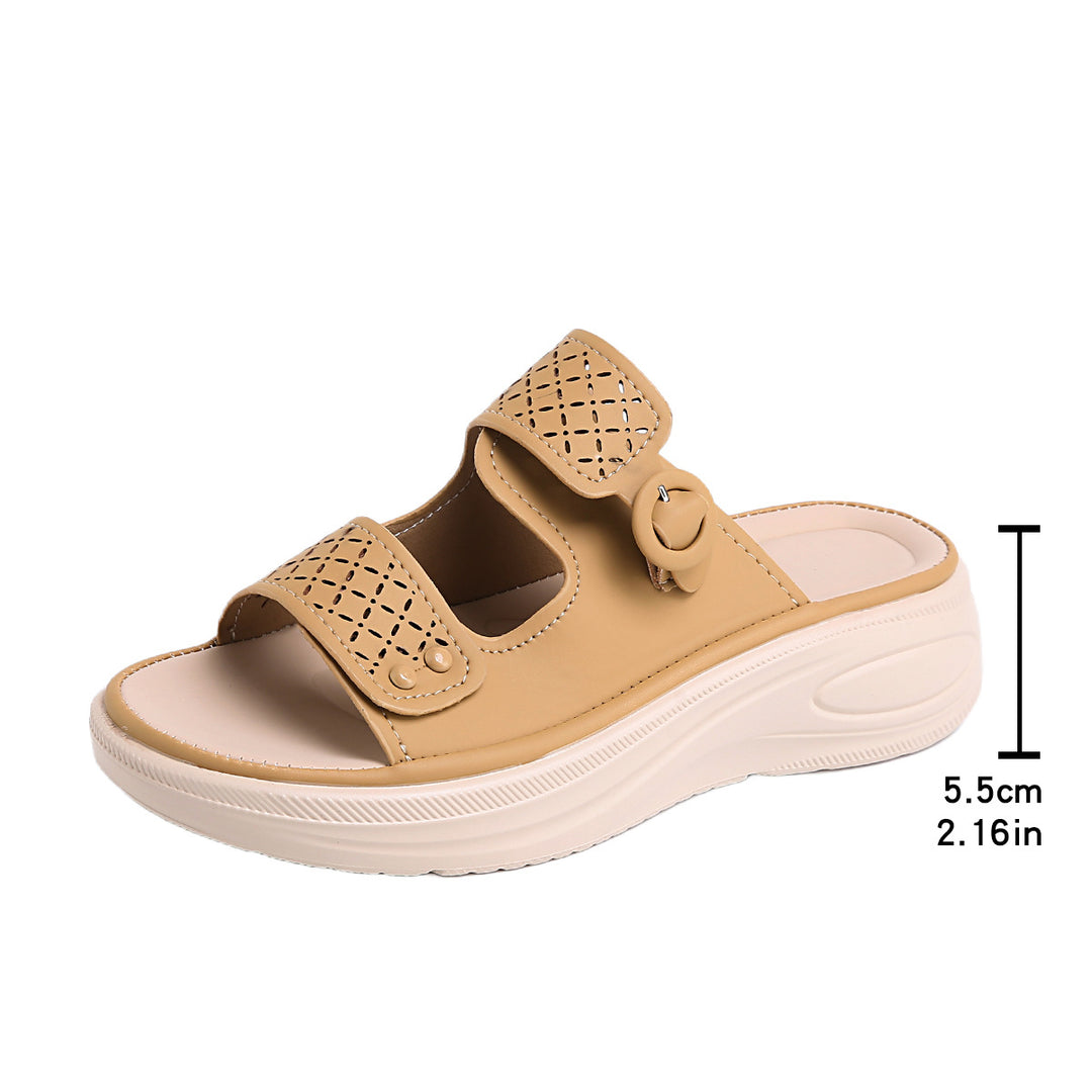 Damen Atmungsaktive Clogs mit modischem Lochdesign und komfortablem Fußbett R&B