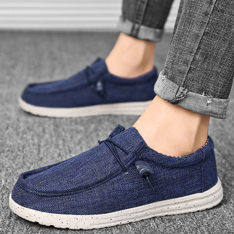 Damen lässige Slipper mit elastischem Schnürsystem