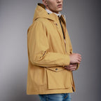 Herren funktionale Übergangsjacke mit verstellbarem Kapuzenkragen R&B