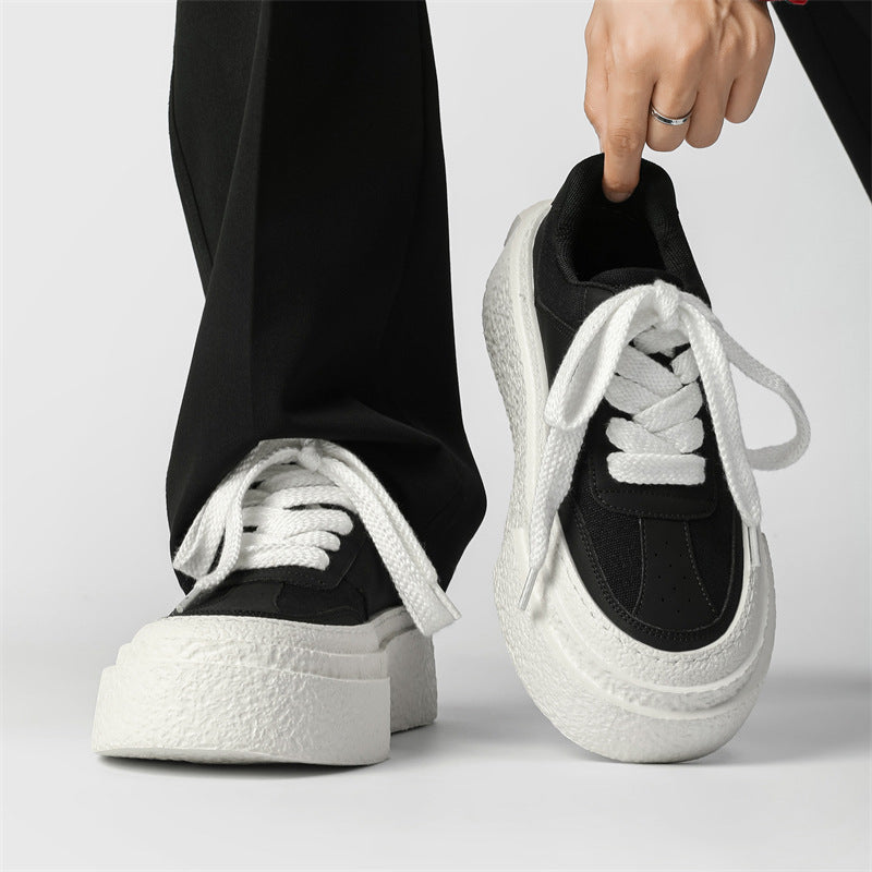 Damen Modische Plateau Sneakers mit strukturierter Sohle R&B