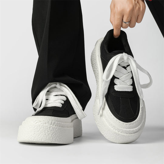 Damen Modische Plateau Sneakers mit strukturierter Sohle R&B