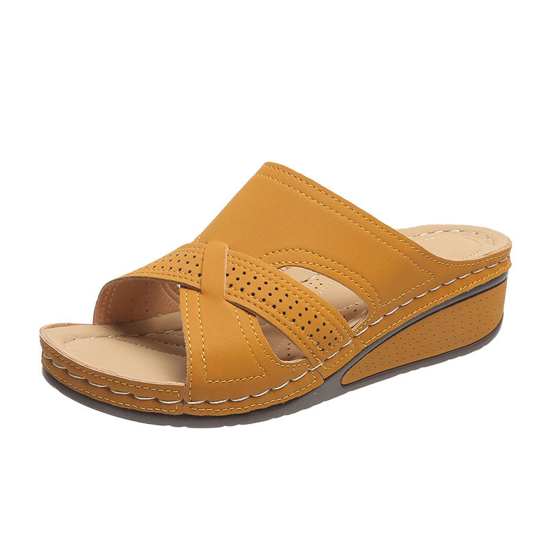 Damen bequeme Clogs mit atmungsaktiver Obermaterialstruktur und gepolsterter Sohle R&B