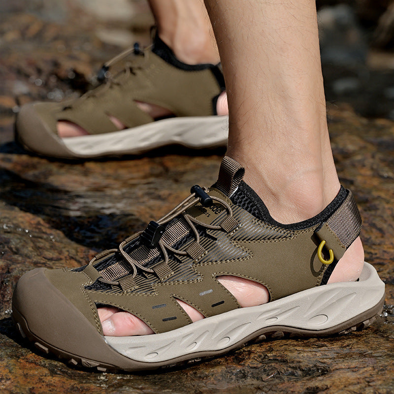 Damen Outdoor-Sandalen mit anpassbarem Schnellschnürsystem von R&B