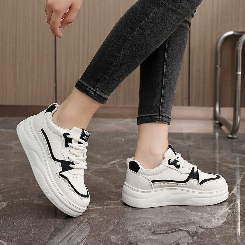 Damen Sportliche Sneaker mit trendiger Plateausohle und ergonomischer Dämpfung R&B