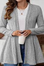 Damen Strickjacke mit lässigem Schnitt und schmeichelndem V-Ausschnitt R&B