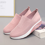 Damen Slip-On Sneakers mit atmungsaktivem Strickobermaterial von R&B