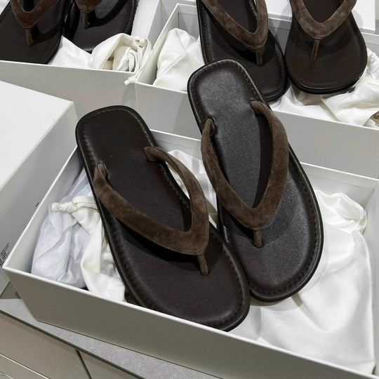 Damen Fußbett Flip-Flops mit rutschfester Sohle und anatomischer Passform R&B