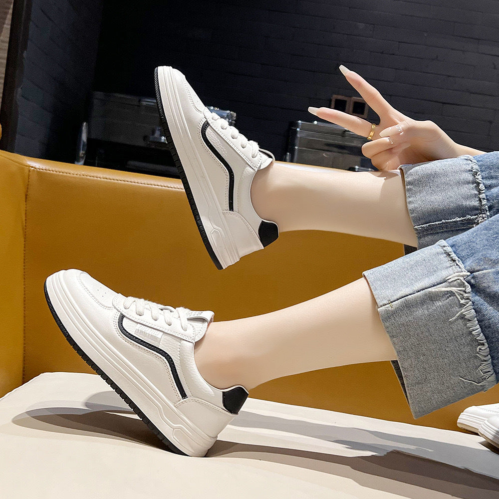 Damen lässige Sneakers mit modischem Design und dämpfender Außensohle