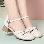 Damen Mary Jane Schuhe mit elegantem Riemchen und komfortablem Blockabsatz
