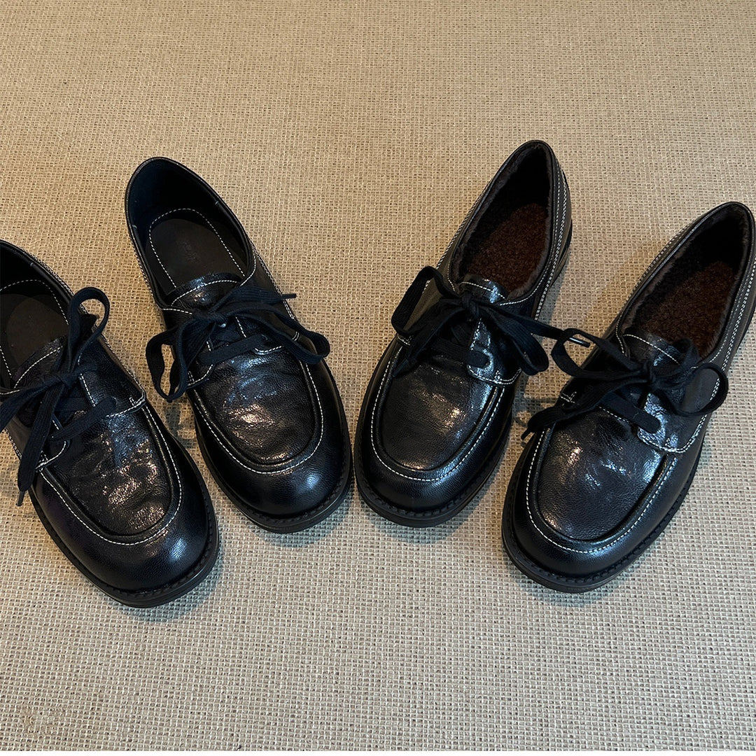 Damen Schnürschuhe mit hochwertigem Leder und komfortabler Innensohle R&B