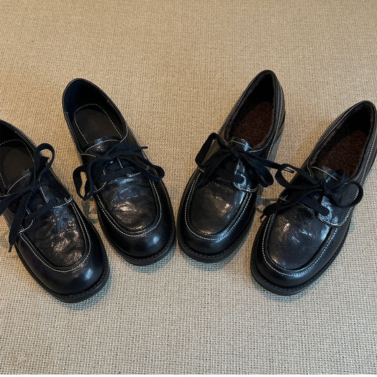 Damen Schnürschuhe mit hochwertigem Leder und komfortabler Innensohle R&B