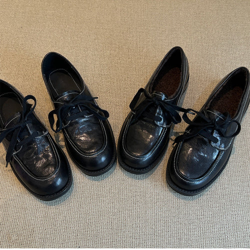 Damen Schnürschuhe mit hochwertigem Leder und komfortabler Innensohle R&B