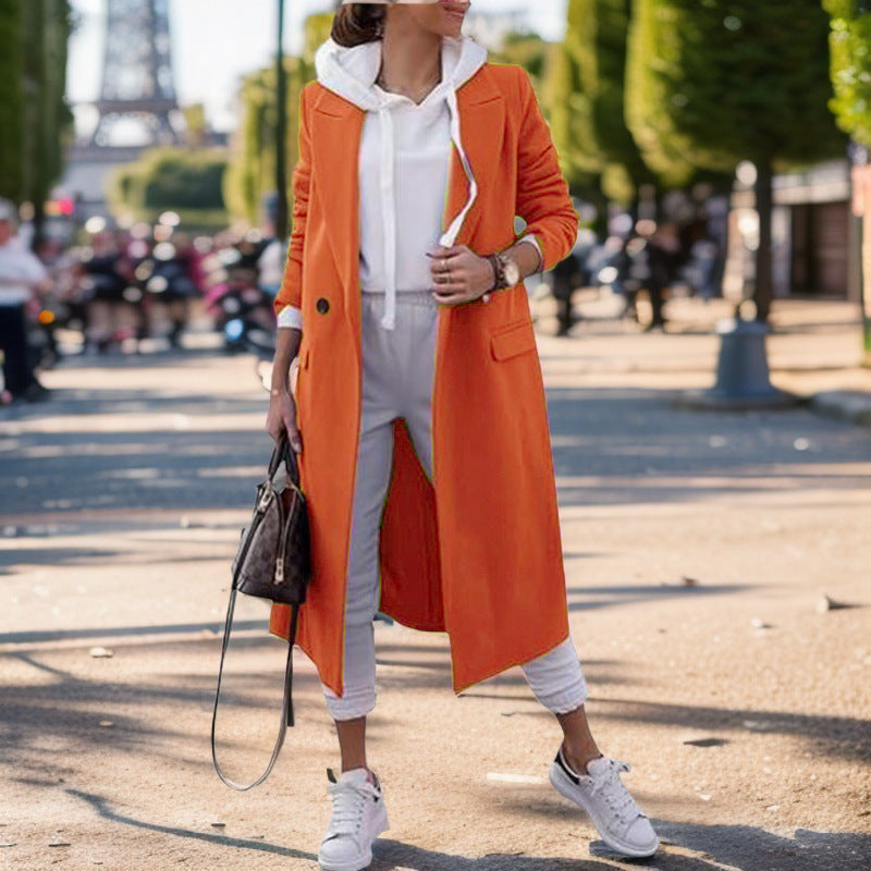 Damen eleganter Longblazer R&B