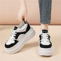Damen bequeme Plateau-Sneaker mit luftiger Einspritzsohle R&B