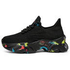 Damen Leichte und atmungsaktive Sneakers mit innovativen Strickdetails