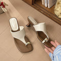 Damen elegante Riemchen-Sandalen mit Absatz und modischem Design R&B