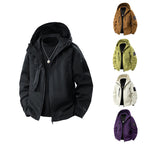 Herren wasserfeste Multifunktionsjacke mit Kapuze und praktischen Taschen R&B