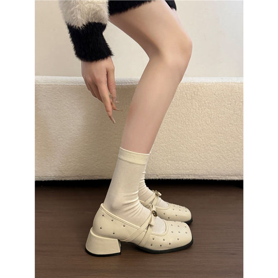 Damen Mary Jane Schuhe R&B