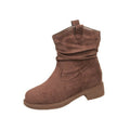 Damen Weiche und lässige Stiefeletten mit bequemem Schaft und rutschfester Sohle R&B