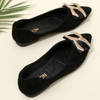 Damen Ballerinas mit modischem Schleifen-Detail R&B