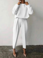 Damen Lässiges Zweiteiliges Set mit weitem Schnitt und stylischen Details R&B