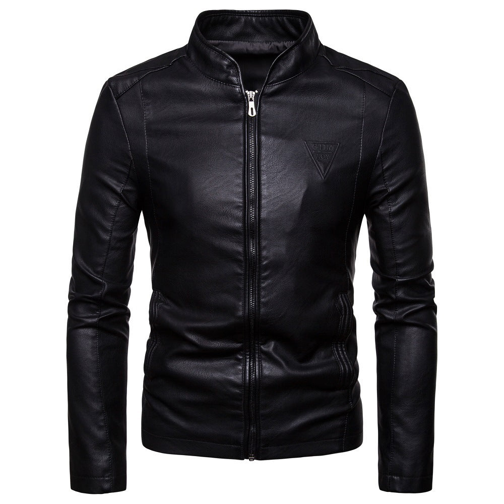Herren Lederjacke modern geschnitten