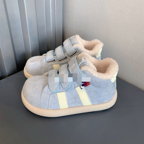 Damen Warmfutter Sneakers mit Klettverschluss R&B