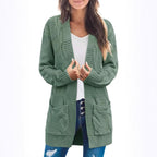 Damen lässiger Strickcardigan