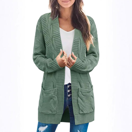 Damen lässiger Strickcardigan R&B