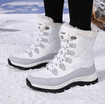 Damen Winterstiefel mit isolierendem Innenfutter und rutschfester Sohle R&B