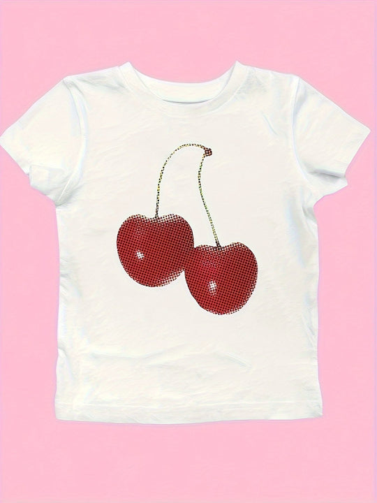 Damen Crop-T-Shirt mit inspirierendem Statementdruck R&B