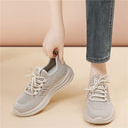 Damen Atmungsaktive Laufschuhe mit stoßdämpfender Sohle und elastischen Details R&B