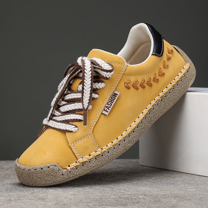 Damen Modische und bequeme Sneakers mit dekorativer Schnürung R&B