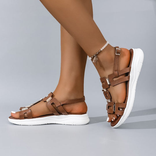 Damen Freizeitsandalen mit eleganten Schnallen R&B